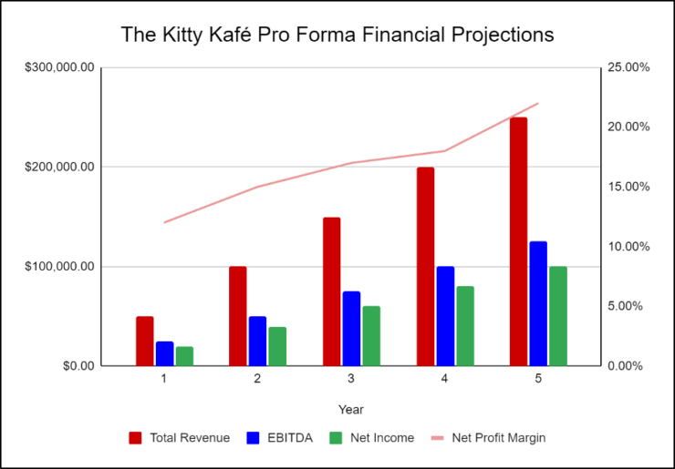 The Kitty Kafé Financial Projections